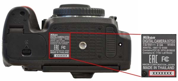 Camera Serial Number Search
